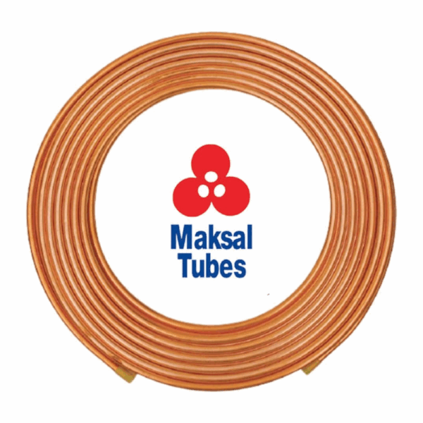 1/2 Maksal Soft Copper Coil Refrigeration -HVAC Tubing, Pancake Coiled, Soft Pipe – Made In South Africa